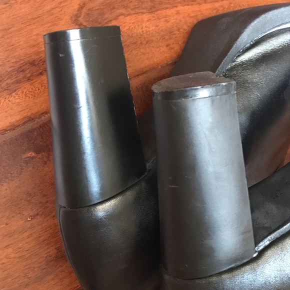 Whimsigoth Witchy Leather & Suede High Heeled Ankle Boot Black Size 8.5 - Picture 6 of 6